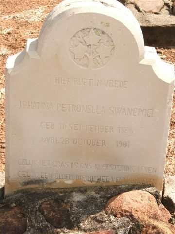 SWANEPOEL Johanna Petronella 1886-1901