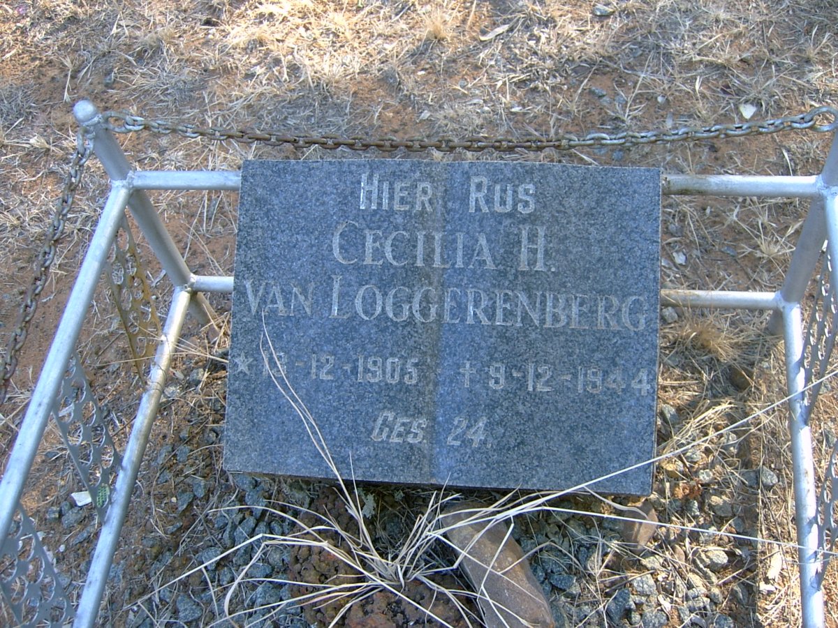 LOGGERENBERG Cecilia H., van 1905-1944