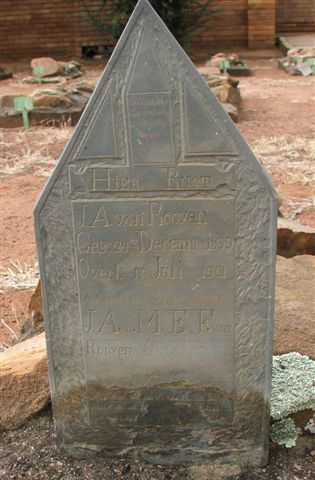 ROOYEN J.A., van 1899-1901