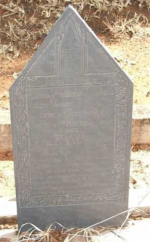 VENTER Engela Welmina C., van de 1901-1901