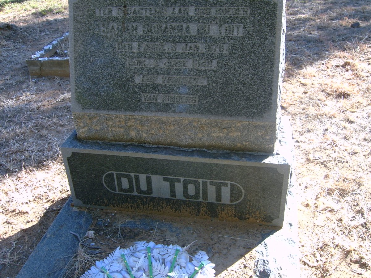 TOIT Sarah Susanna, du