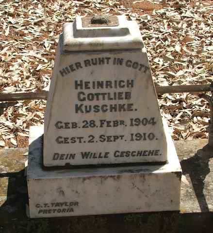 KUSCHKE Heinrich Gottlieb 1904-1910