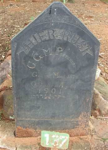 PRETORIUS C.G.M 1874-1901