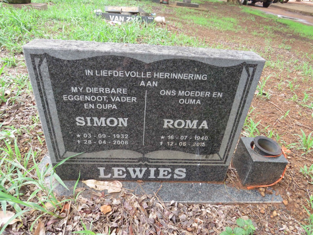 LEWIES Simon 1932-2006 & Roma 1940-2015