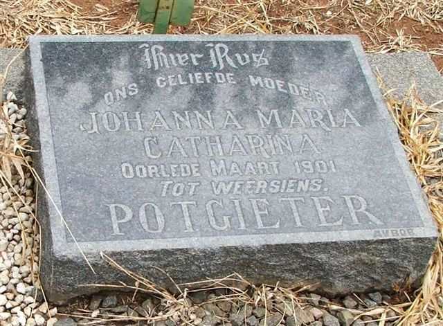 POTGIETER Johanna Maria Catharina - 1901