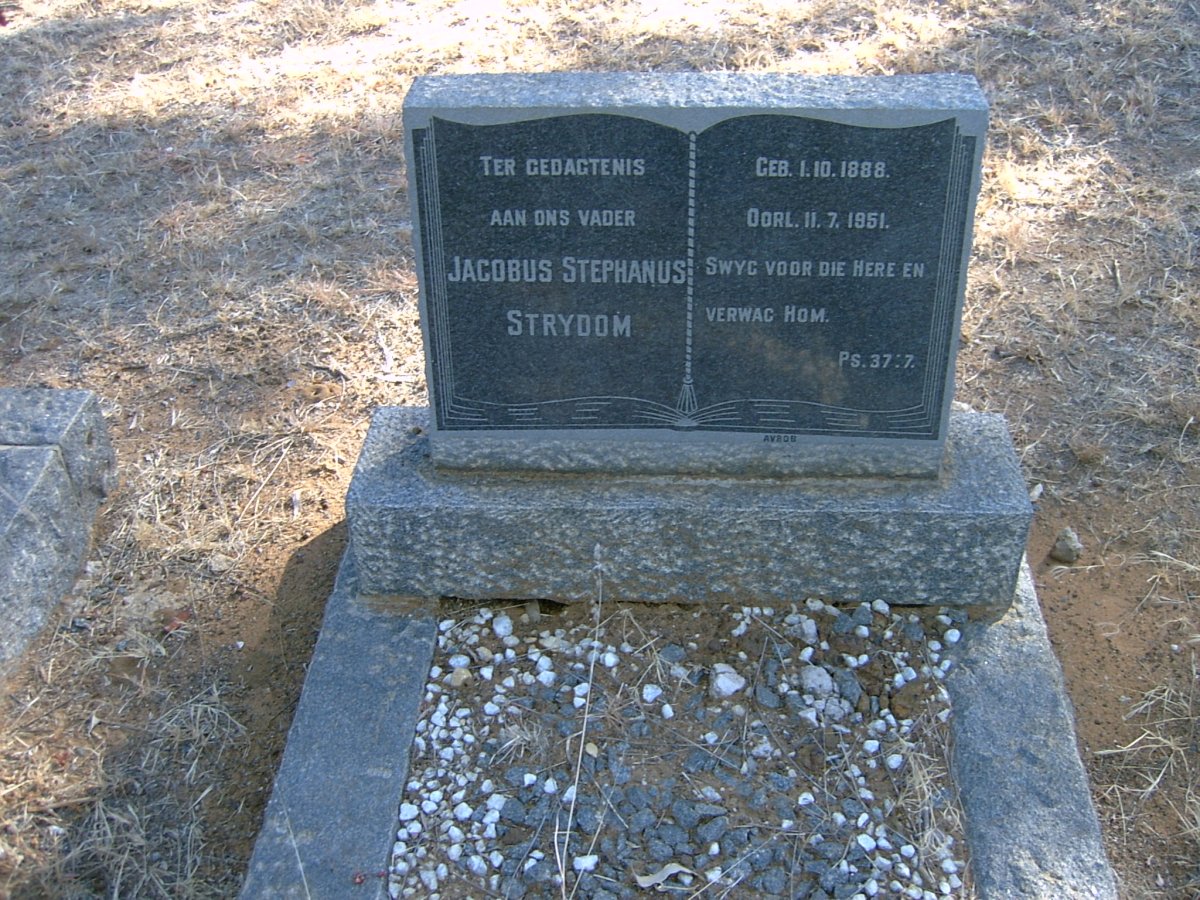 STRYDOM Jacobus Johannes 1888-1951