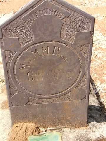 PIENAAR Maria M.M. 190?-1901