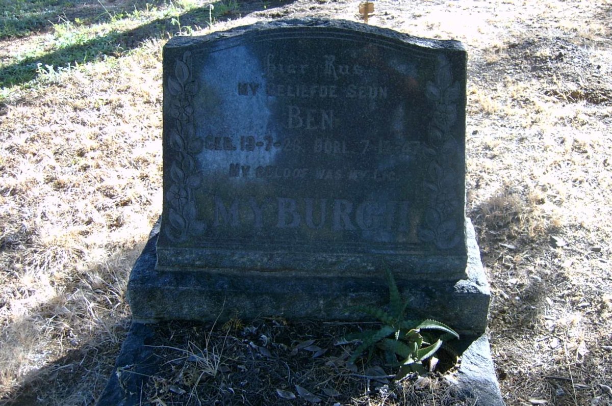 MYBURGH Ben 1926-1947