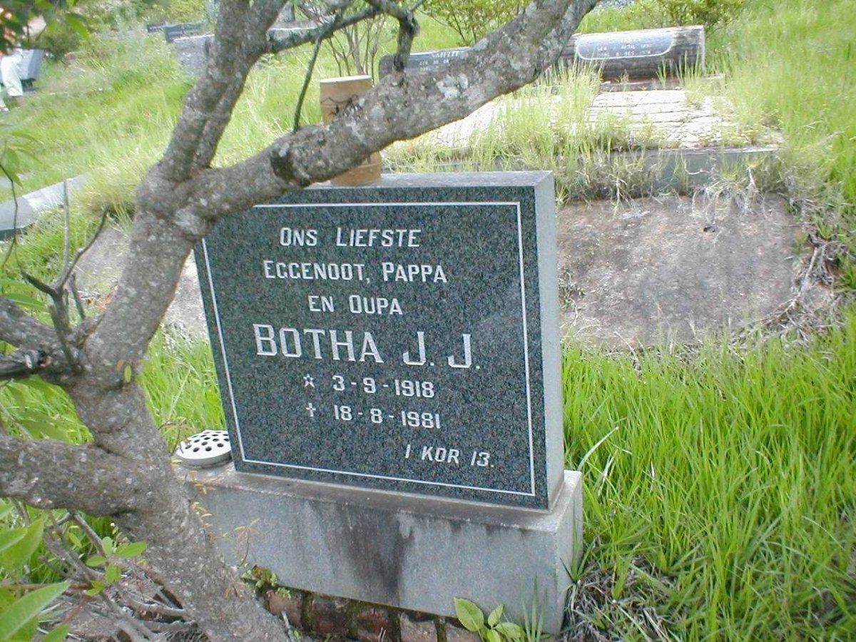 BOTHA J.J. 1918-1981