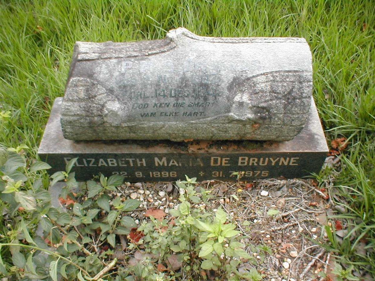 BRUYNE Elizabeth Maria, de 1896-1975 &amp; ?????