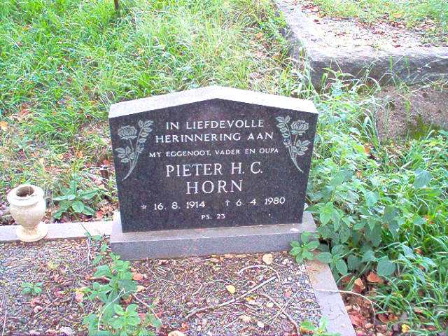 HORN Pieter H.C 1914-1980