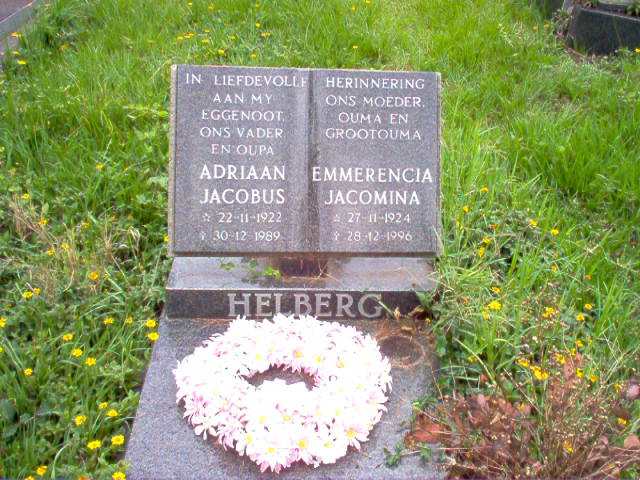 HELBERG Emmerencia Jacomina 1924-1996