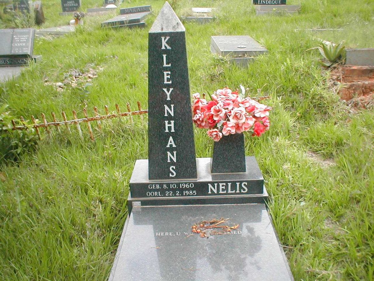 KLEYNHANS Nelis 1960-1985