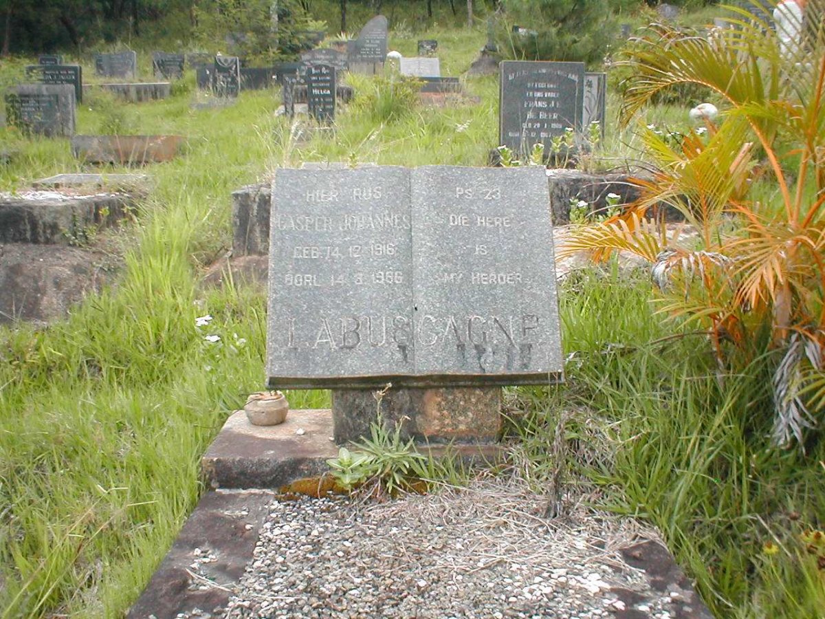 LABUSCHAGNE Casper Johannes 1916-1956