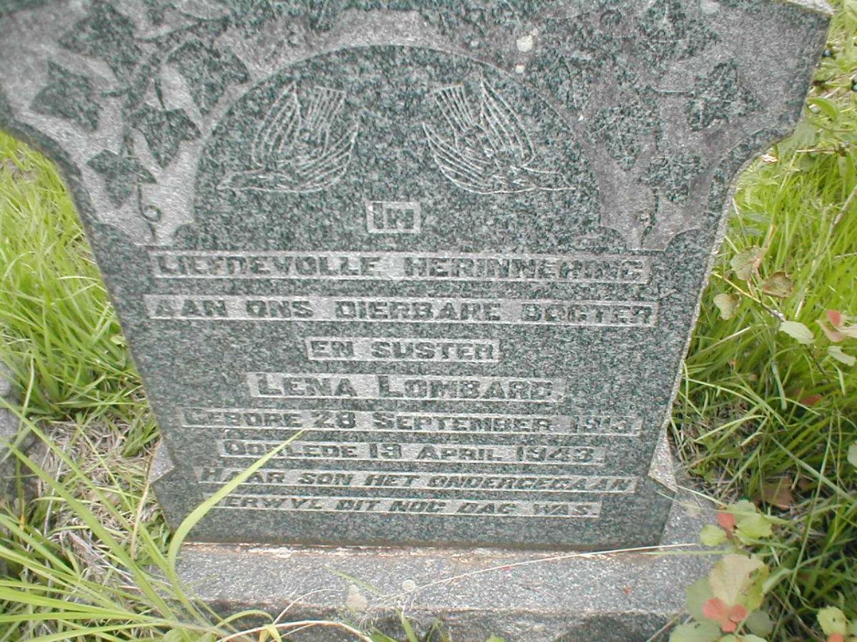 LOMBARD Lena 1913-1943