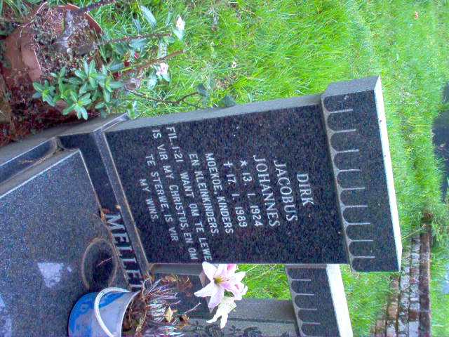 MELLET Dirk Jacobus Johannes 1924-1989