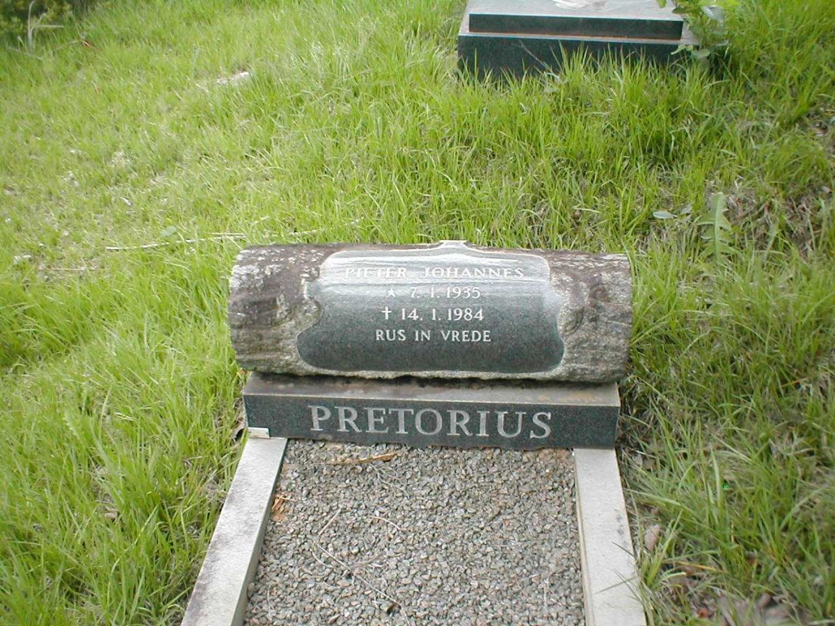 PRETORIUS Pieter Johannes 1935-1984