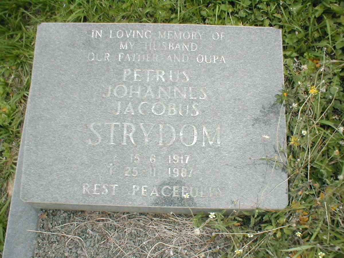 STRYDOM Petrus Johannes Jacobus 1917-1987