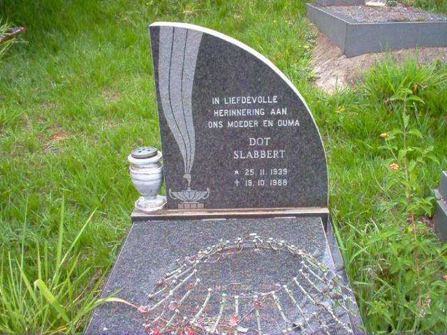 SLABBERT Dot 1939-1988