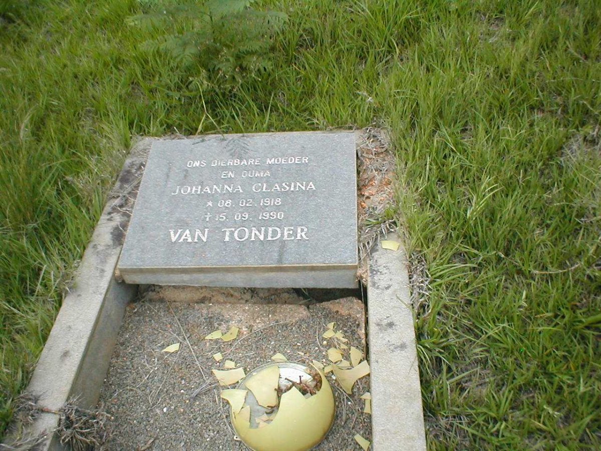 TONDER Johanna Clasina, van 1918-1990