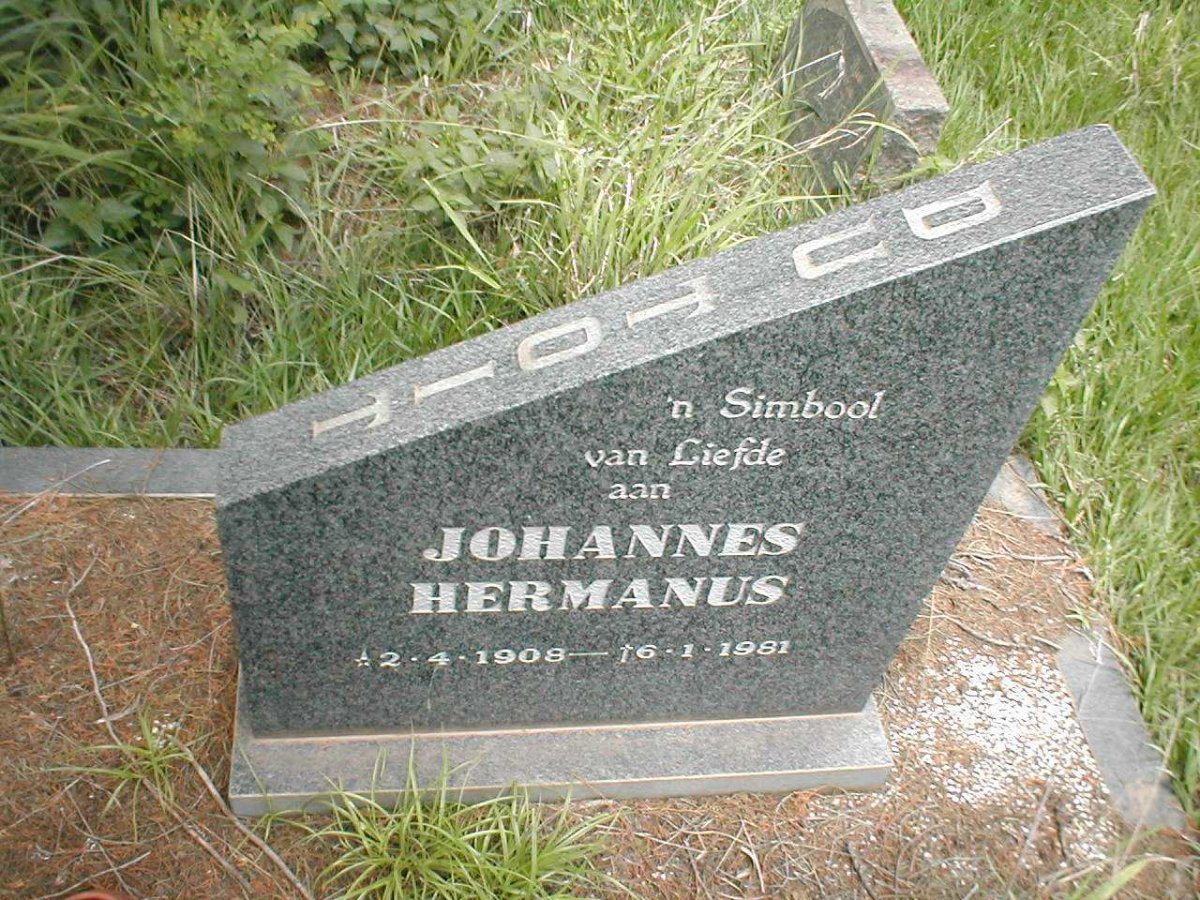 TOIT Hermanus Johannes, du 1908-1981
