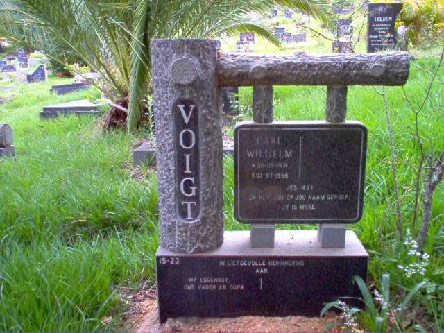 VOIGT Carl Wilhelm 1931-1998