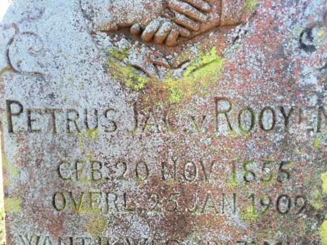 ROOYEN Petrus Jac., v. 1855-1909