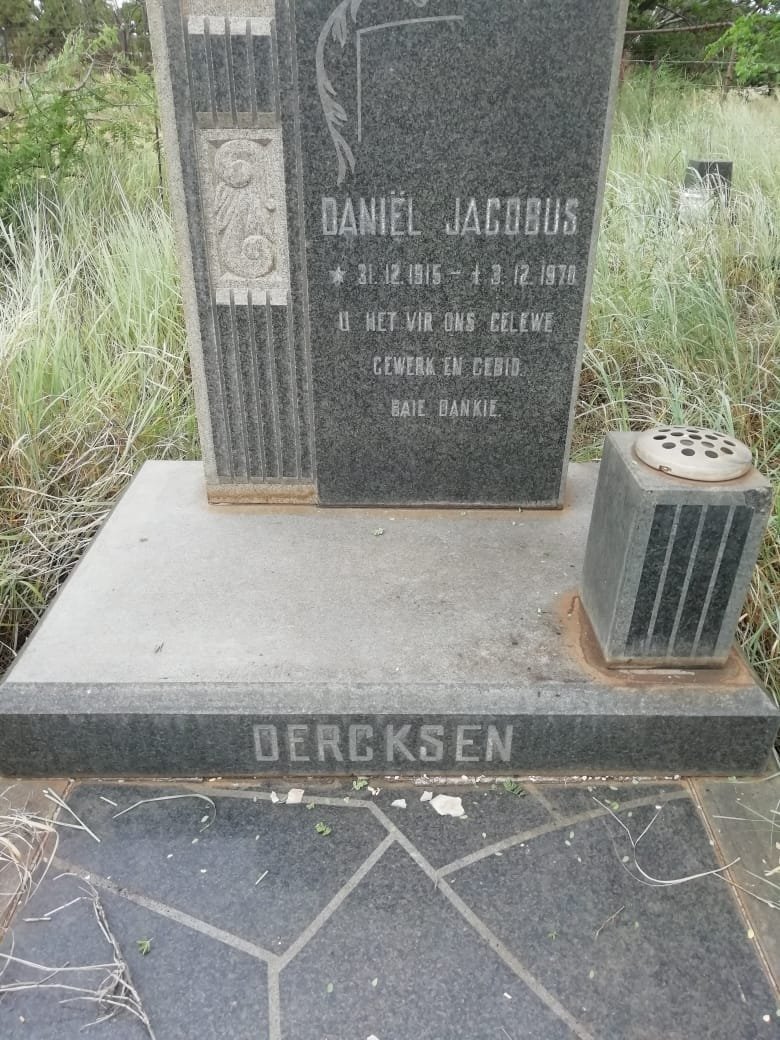 DERCKSEN Daniel Jacobus 1915-1970