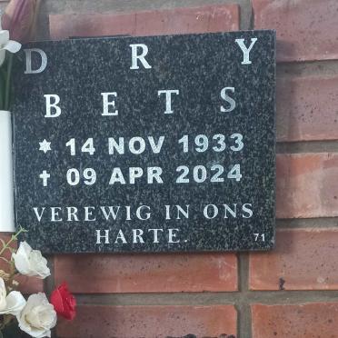 DRY Bets 1933-2024