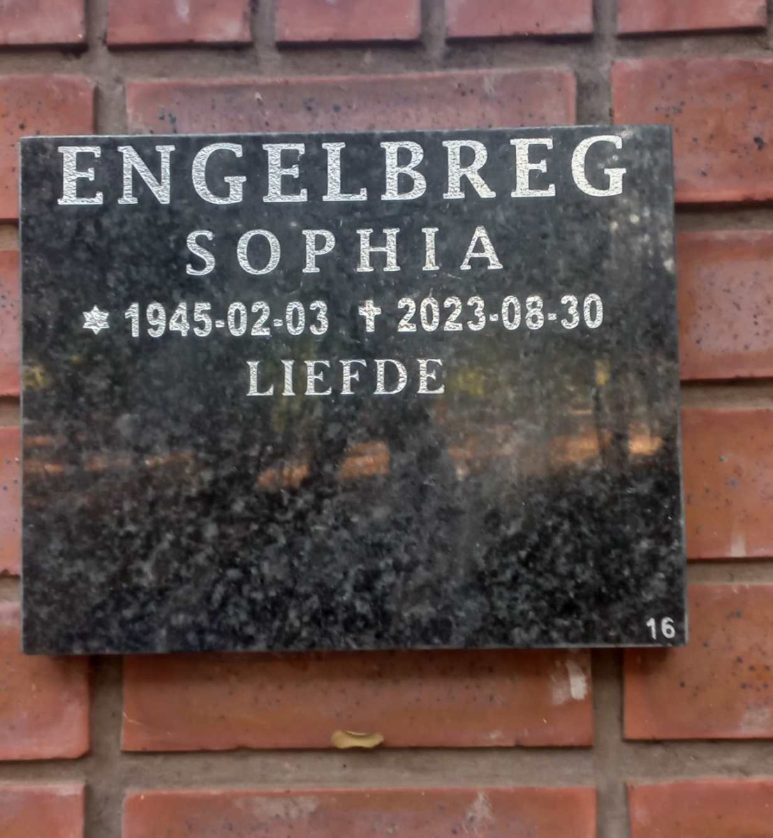 ENGELBREG Sophia 1945-2023