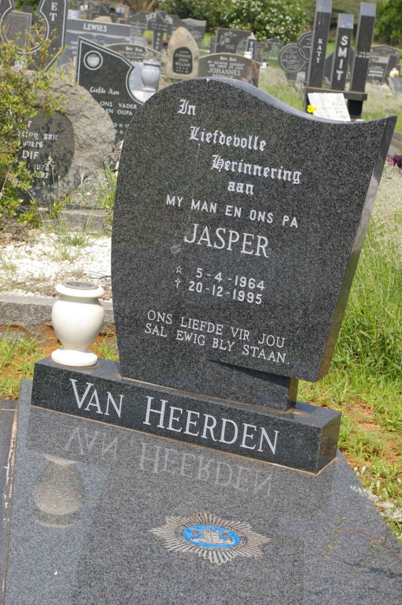 HEERDEN Jasper, van 1964-1995