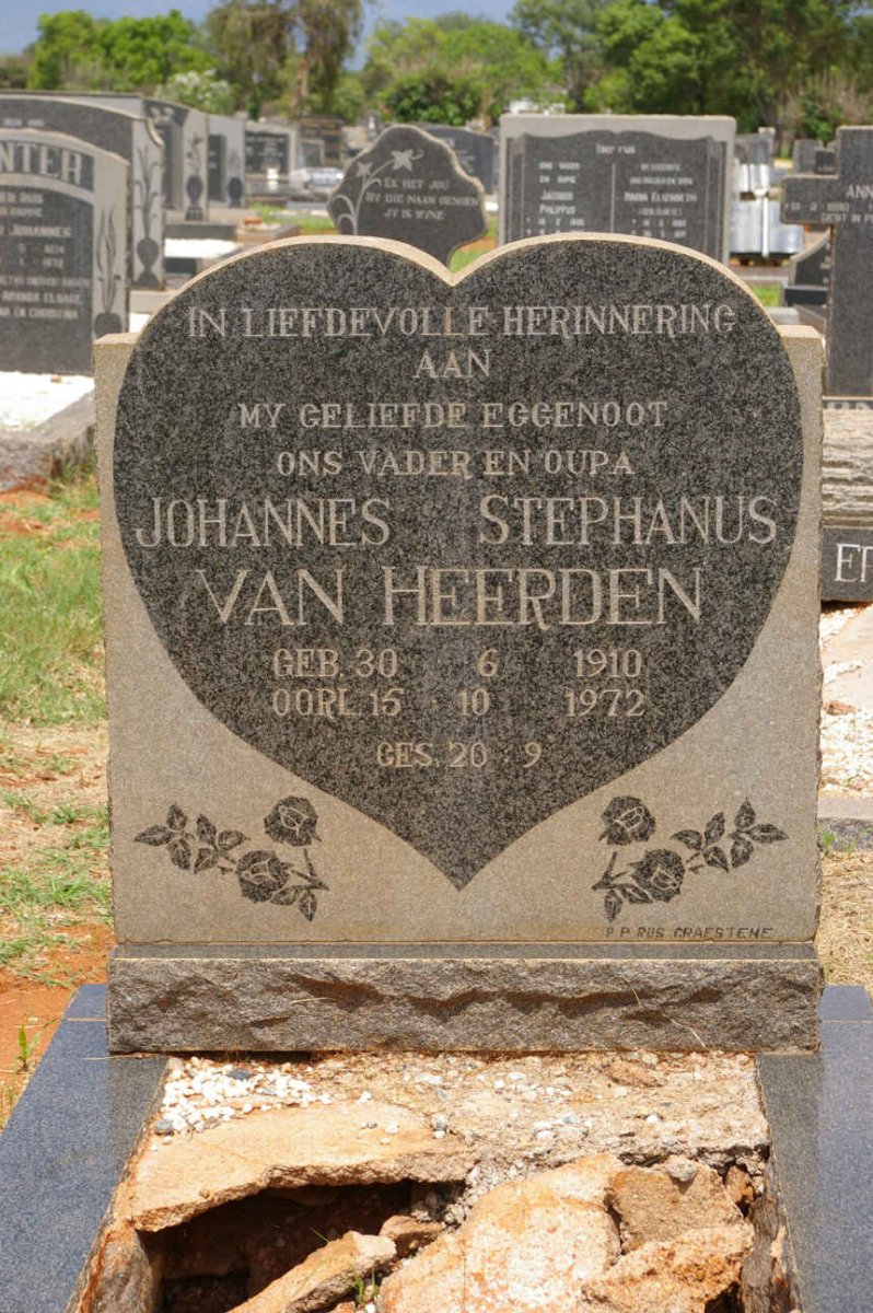 HEERDEN Johannes Stephanus, van 1910-1972