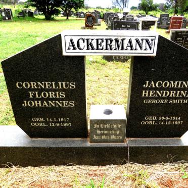 ACKERMANN Cornelius Floris Johannes 1917-1997 & Jacomina Hendrina SMITH 1914-1997