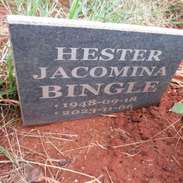 BINGLE Hester Jacomina 1948-2023
