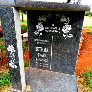 BOTHMA Joseph Johannes 1941-2020