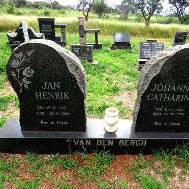 BERGH Jan Henrik, van den 1928-1988 & Johanna Catharina 1935-1983