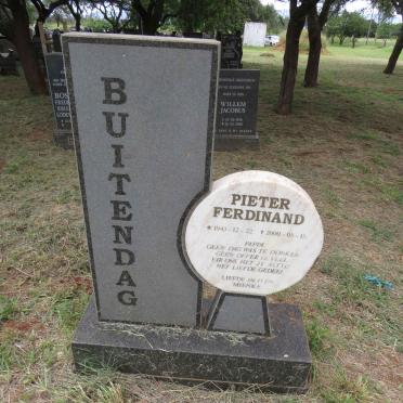 BUITENDAG Pieter Ferdinand 1943-2000