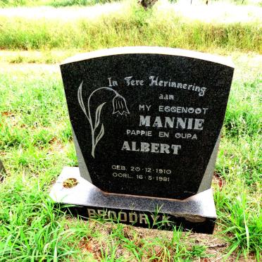 BROODRYK Mannie Albert 1910-1981