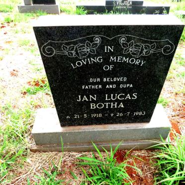 BOTHA Jan Lucas 1918-1983