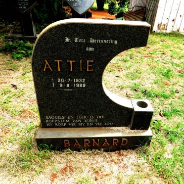BARNARD Attie 1932-1989