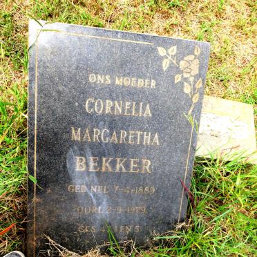 BEKKER Cornelia Margaretha 1889-1979