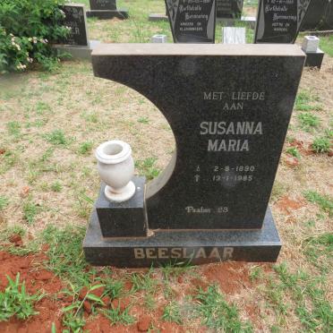 BEESLAAR Susanna Maria 1890-1985