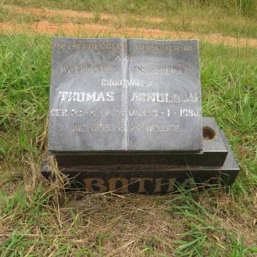 BOTHA Thomas Arnoldus 1934-1980