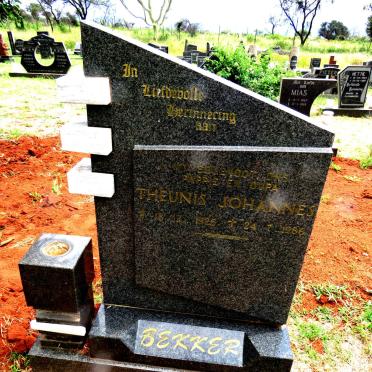 BEKKER Theunis Johannes 1925-1986