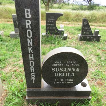 BRONKHORST Susanna Delila 1906-1981