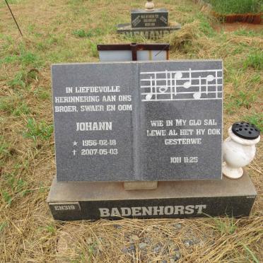 BADENHORST Johan 1956-2007