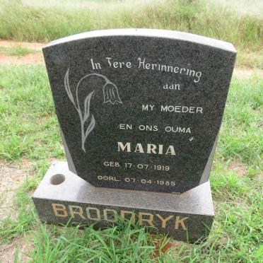 BROODRYK Maria 1919-1985