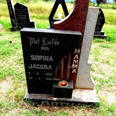 BOTHA Sophia Jacoba 1950-1980