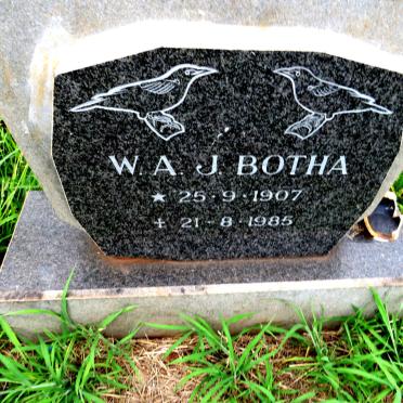 BOTHA W.A.J. 1907-1985