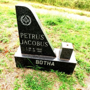 BOTHA Petrus Jacobus 1935-1981